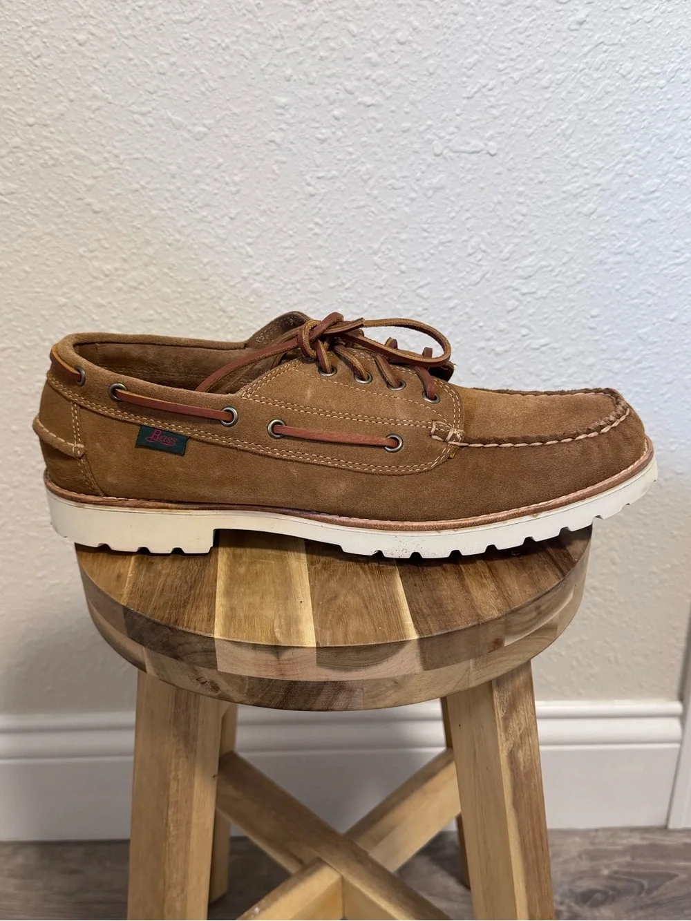 G.H. Bass Ranger Camp Moc Suede Brown Shoes Men’s EU 45 NIB